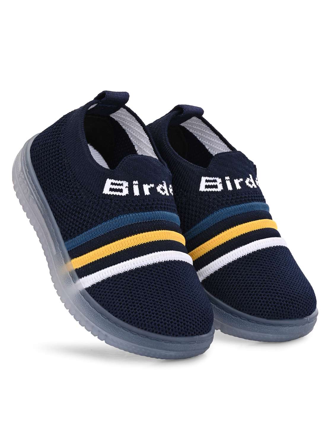 kids navy slip on sports shoe - 22054110 -  Standard Image - 1