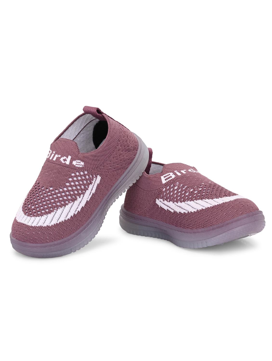 kids mauve slip on sports shoe - 22054111 -  Standard Image - 1