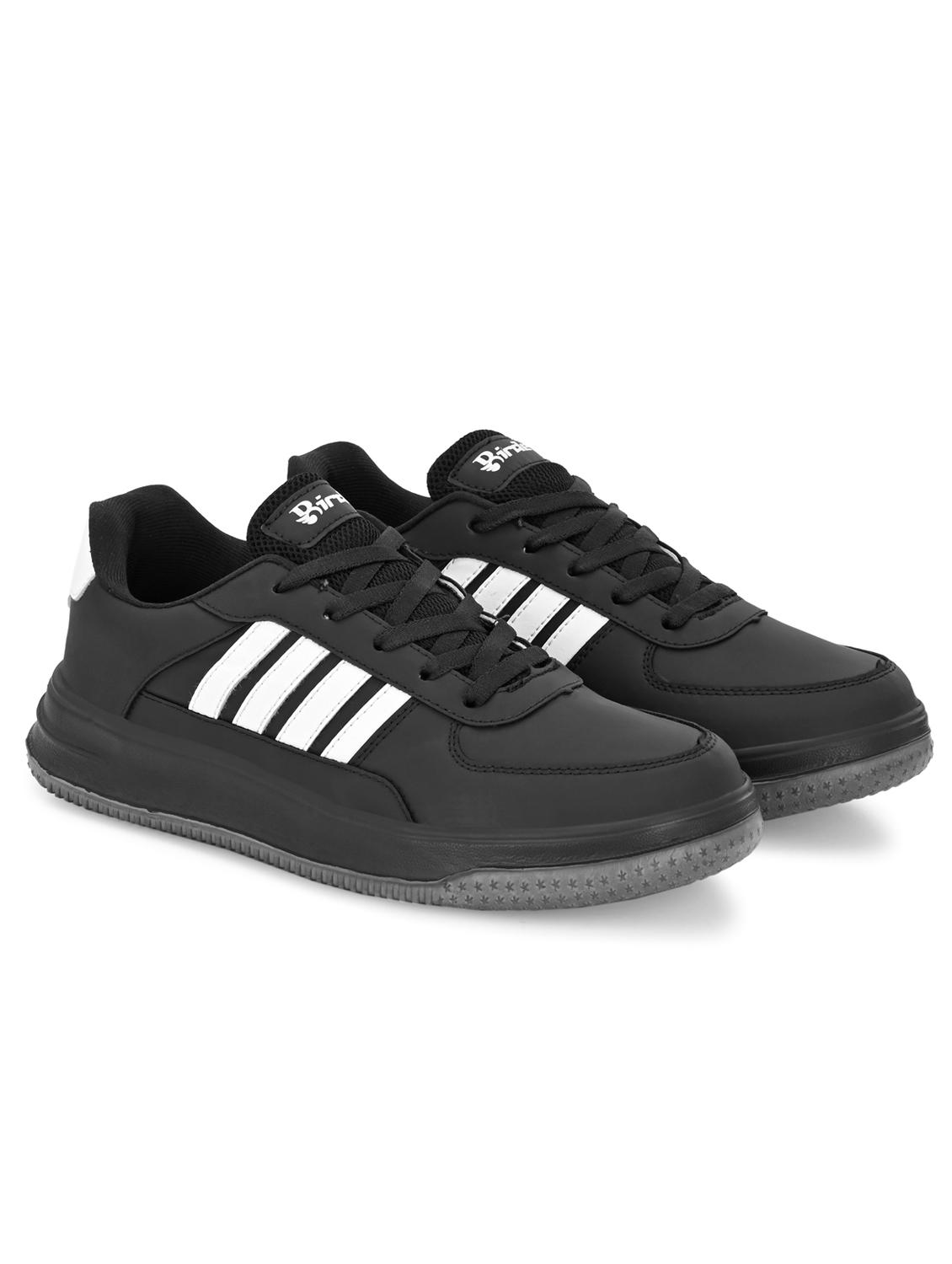 men solid black sport shoes - 22054113 -  Standard Image - 1