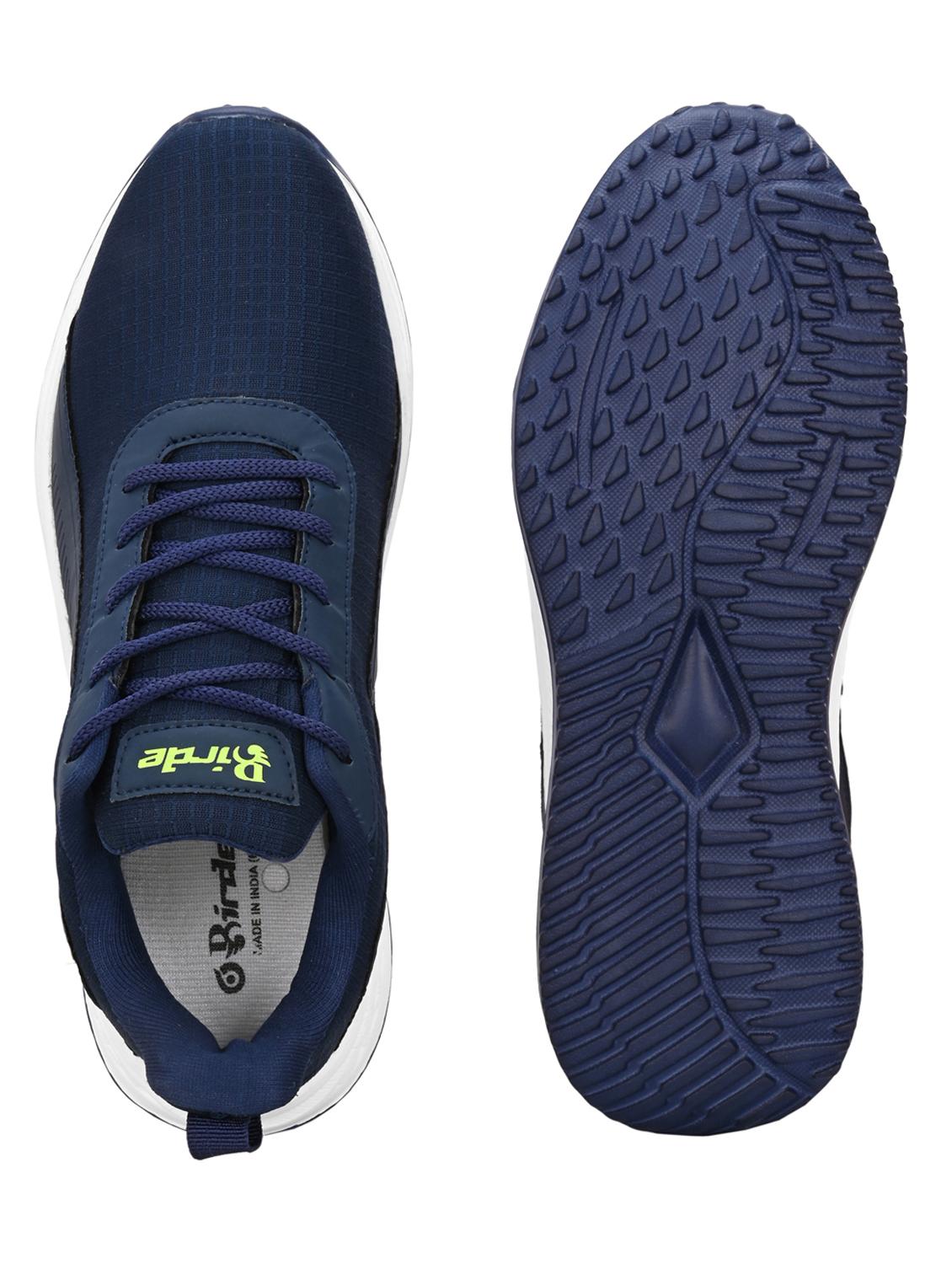men solid navy blue sport shoes - 22054115 - Standard Image - 4