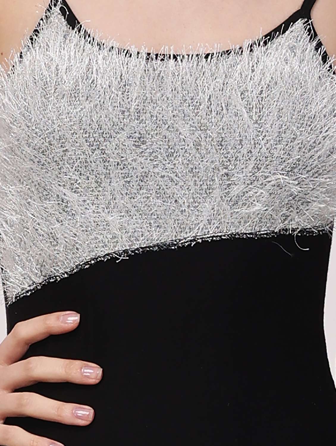 women self designed shoulder strap bodycon dress - 22054162 -  Standard Image - 4