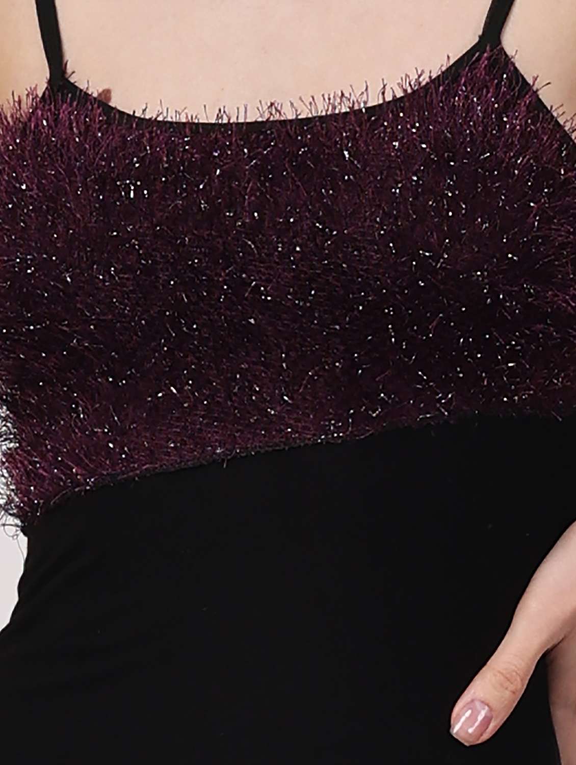 women self designed shoulder strap bodycon dress - 22054166 -  Standard Image - 4