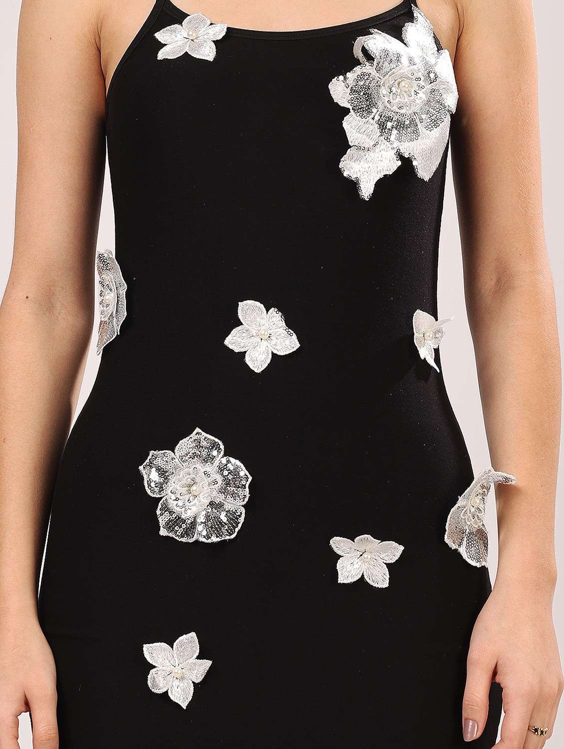 women self designed shoulder strap bodycon dress - 22054180 -  Standard Image - 4