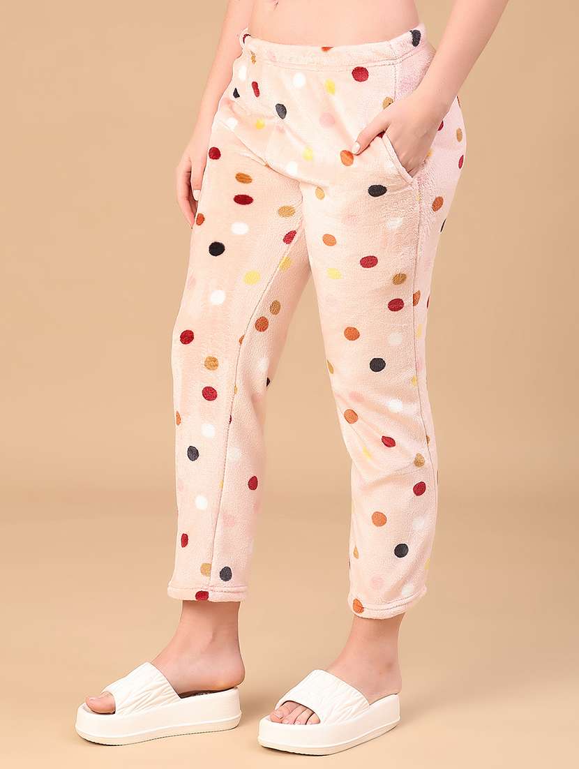 Printed Polyester Pajamas Lounge Wear - 22054469 -  Standard Image - 1