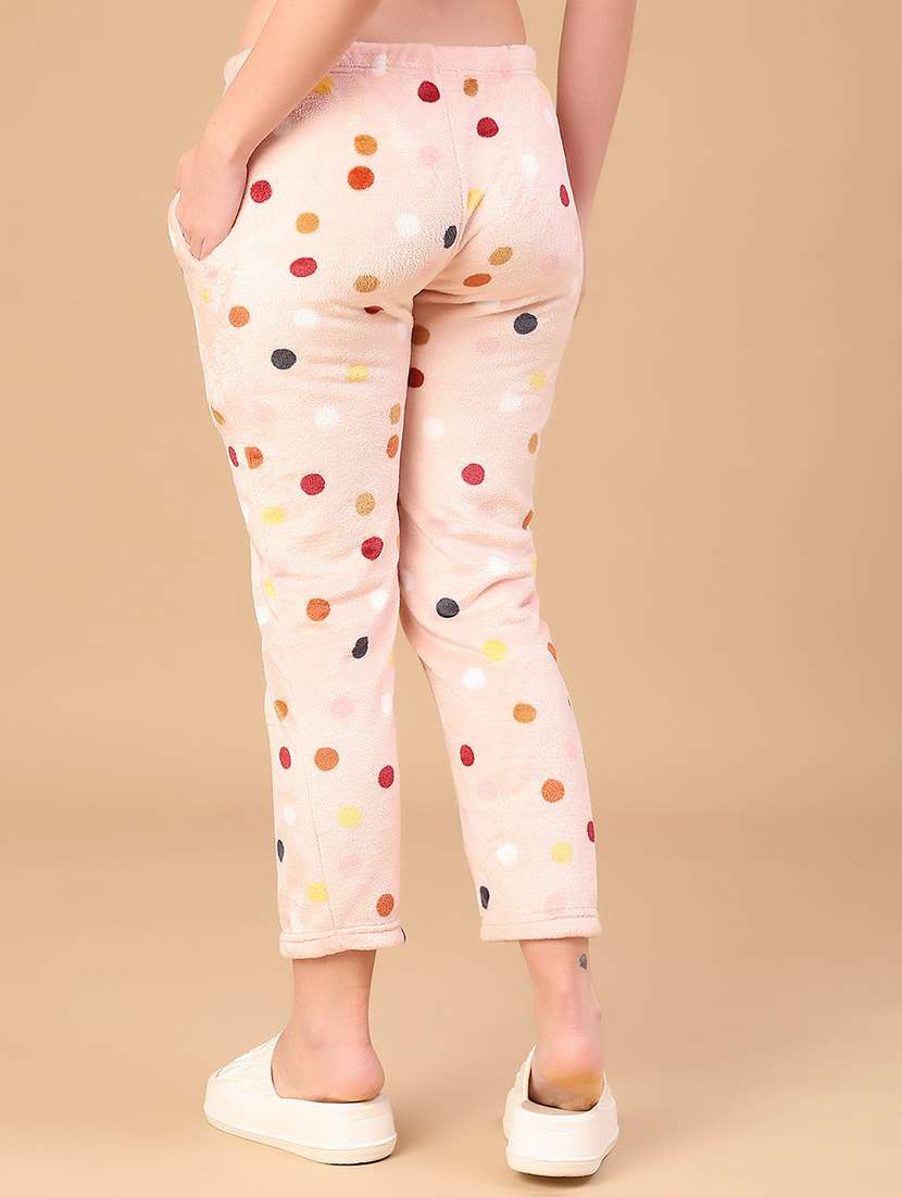 Printed Polyester Pajamas Lounge Wear - 22054469 -  Standard Image - 4