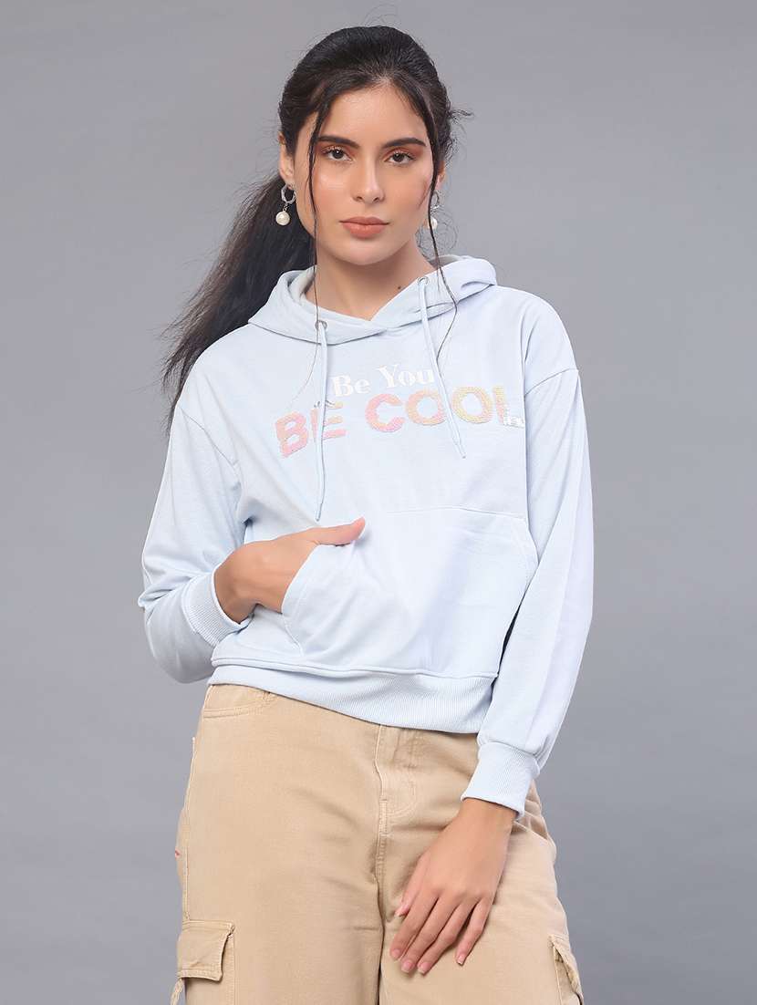 women printed long sleeve sweatshirt - 22054475 -  Standard Image - 1