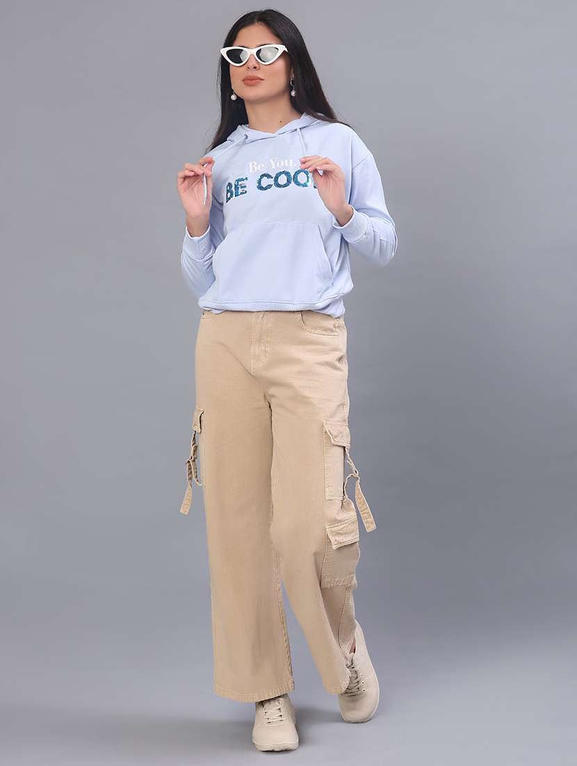 women printed long sleeve sweatshirt - 22054479 -  Standard Image - 4