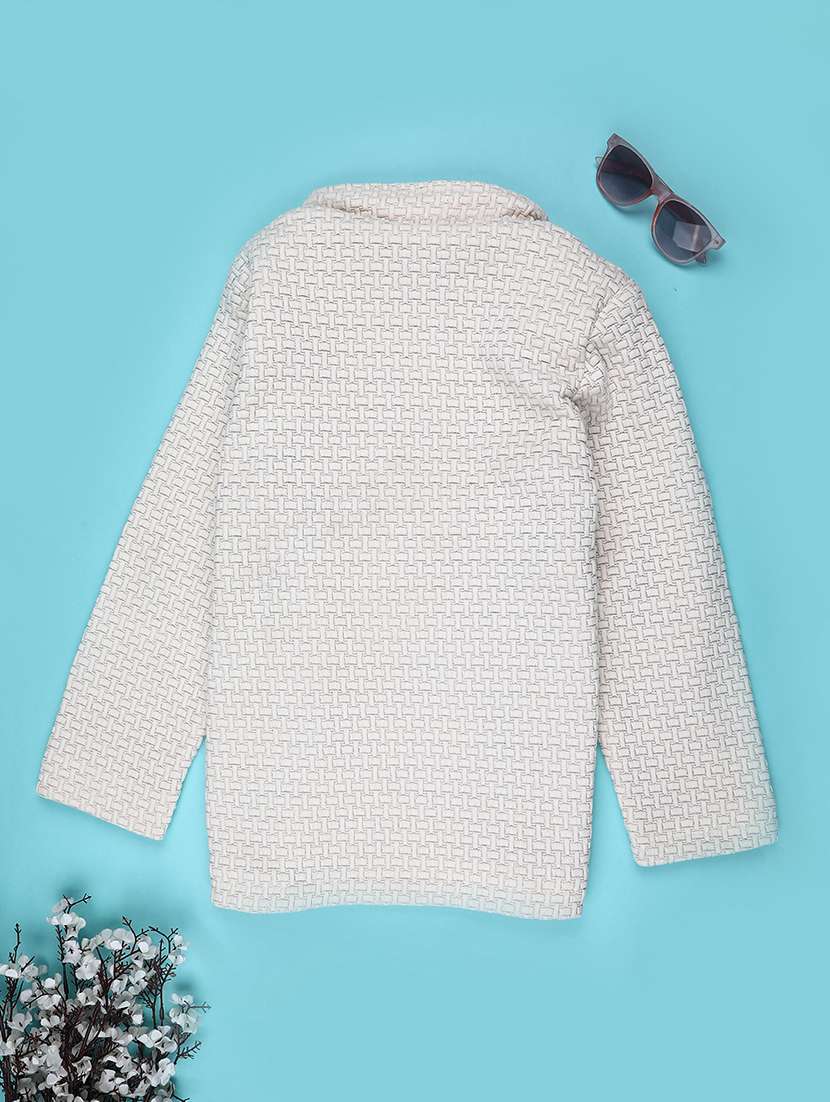 girls self designed long sleeve jacket - 22054539 -  Standard Image - 1