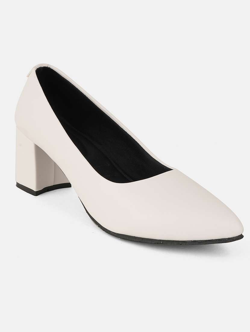 women solid block heel pump - 22054696 -  Standard Image - 1