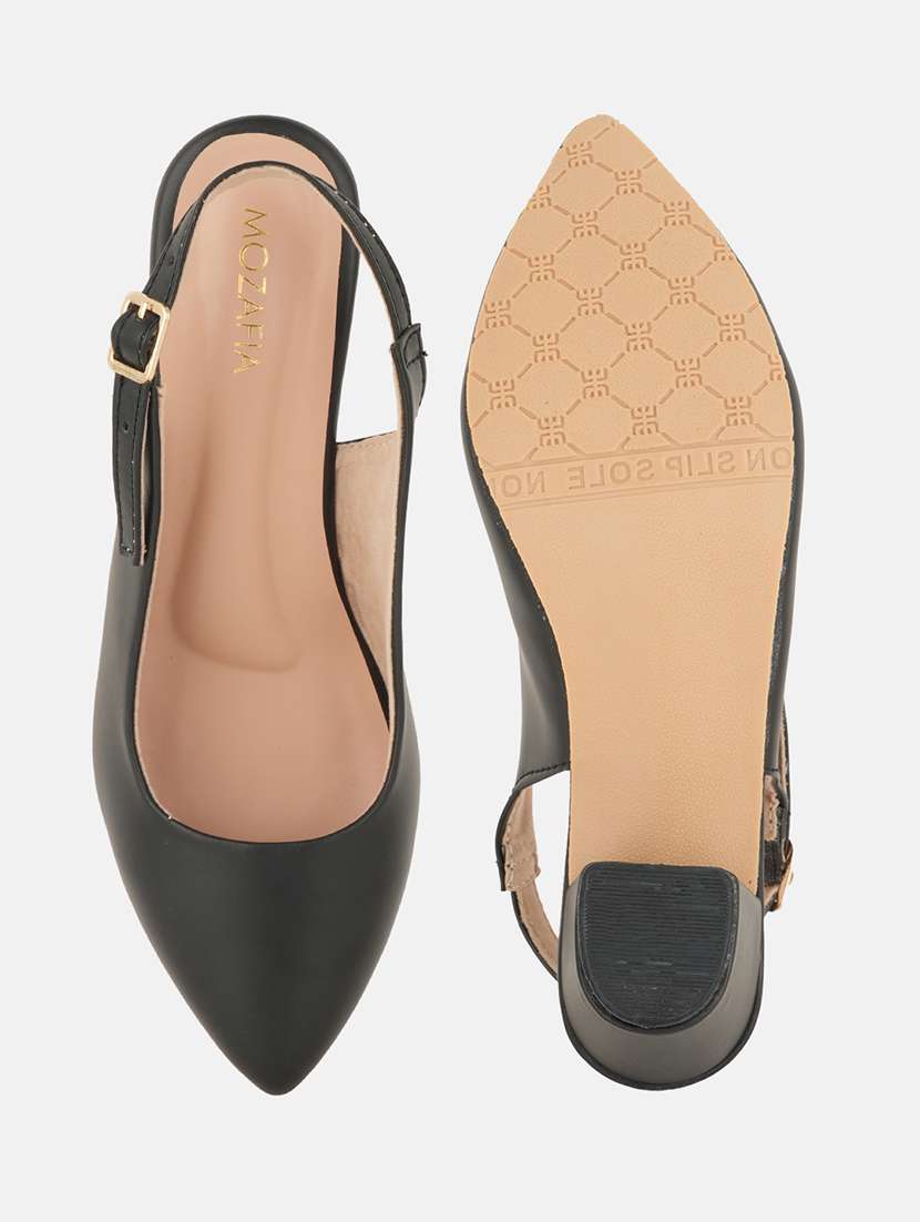 women solid back strap block heel - 22054697 -  Standard Image - 4