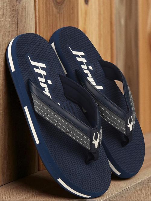 men blue toe separator flip flop - 22054979 - Standard Image - 0