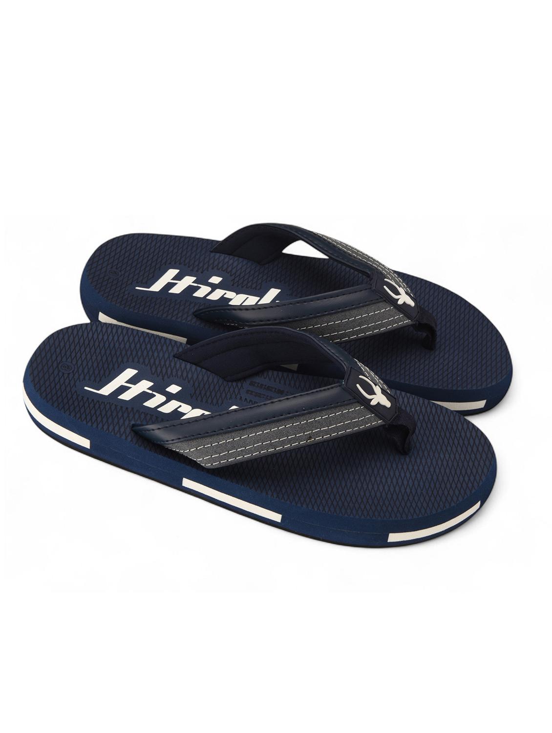 men blue toe separator flip flop - 22054979 -  Standard Image - 1