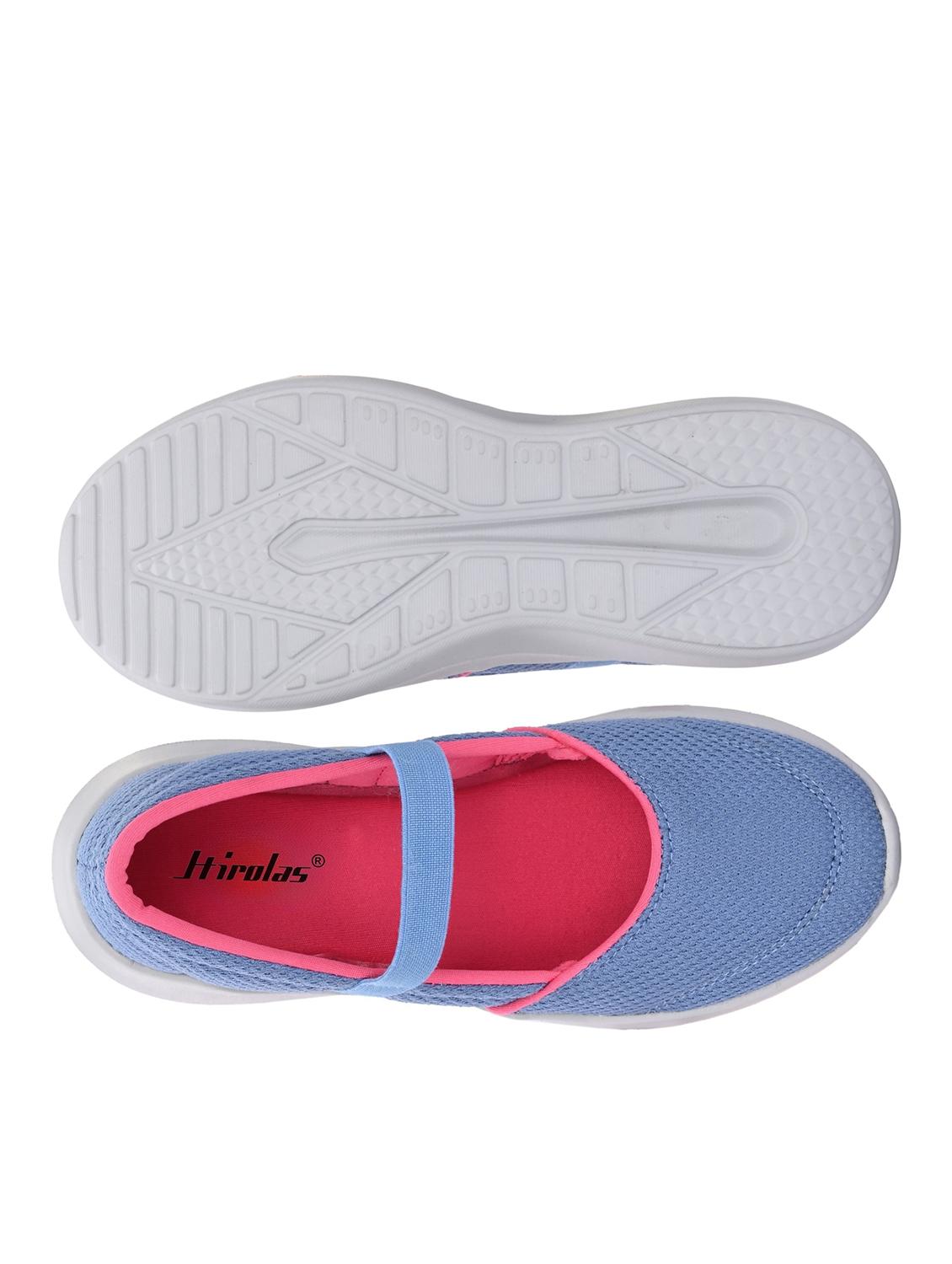 women light blue slip on casual shoe - 22054981 - Standard Image - 4