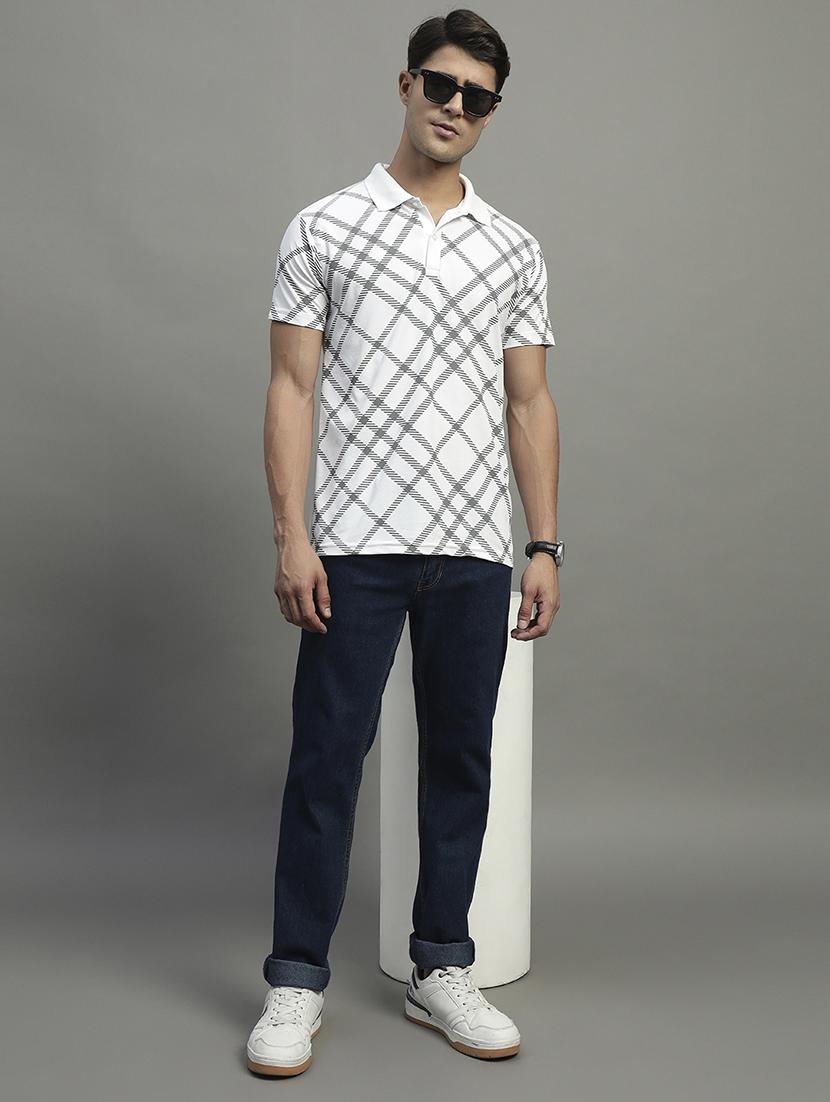 men printed short sleeve regular fit polo t-shirt - 22054993 - Standard Image - 4