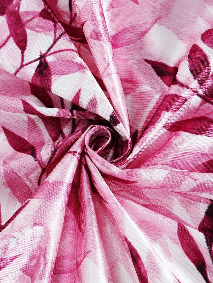 pack of 2 floral printed 7 feet door curtains - 22055018 - Standard Image - 1