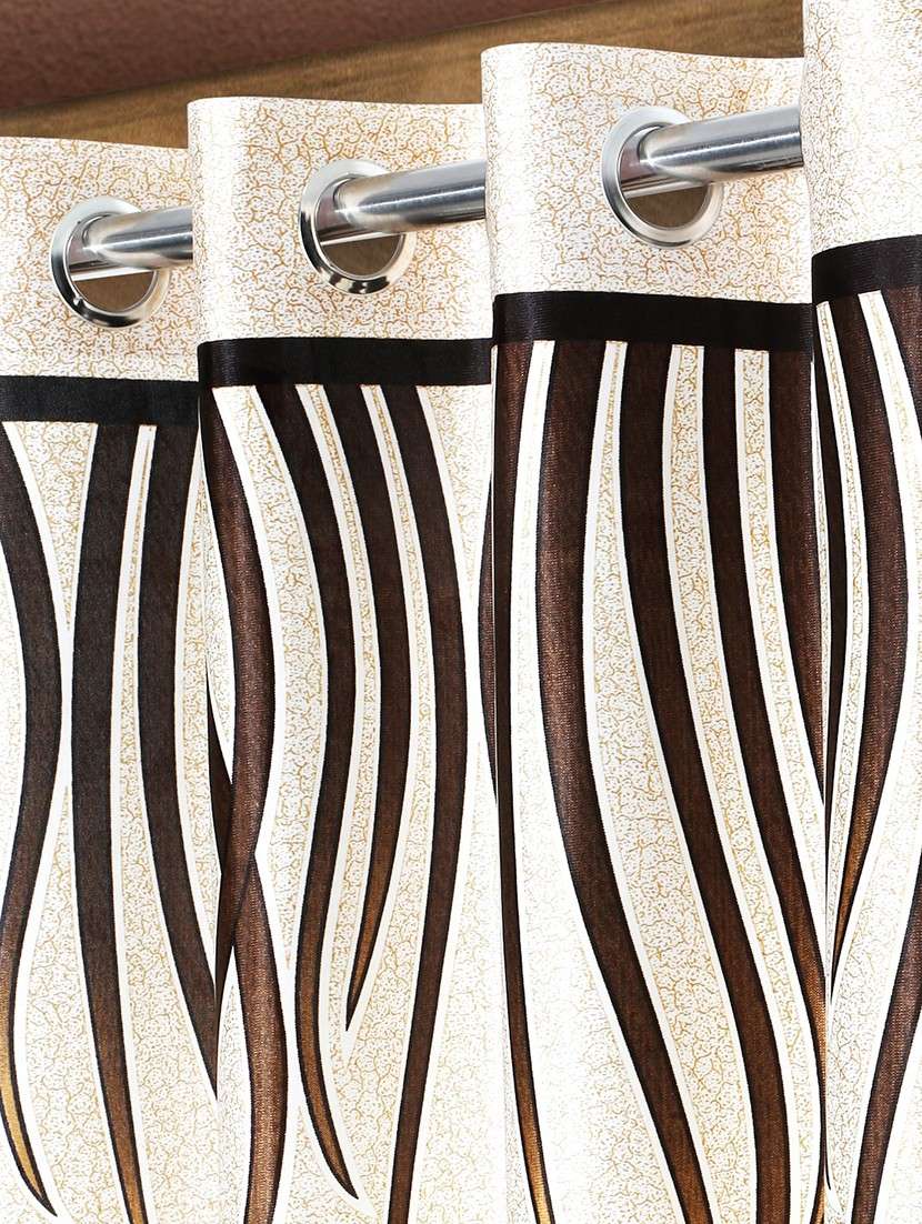 pack of 2 printed 7 feet door curtains - 22055023 -  Standard Image - 4