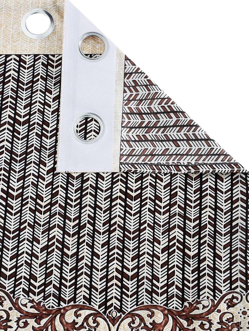 pack of 2 printed 7 feet door curtains - 22055027 -  Standard Image - 4