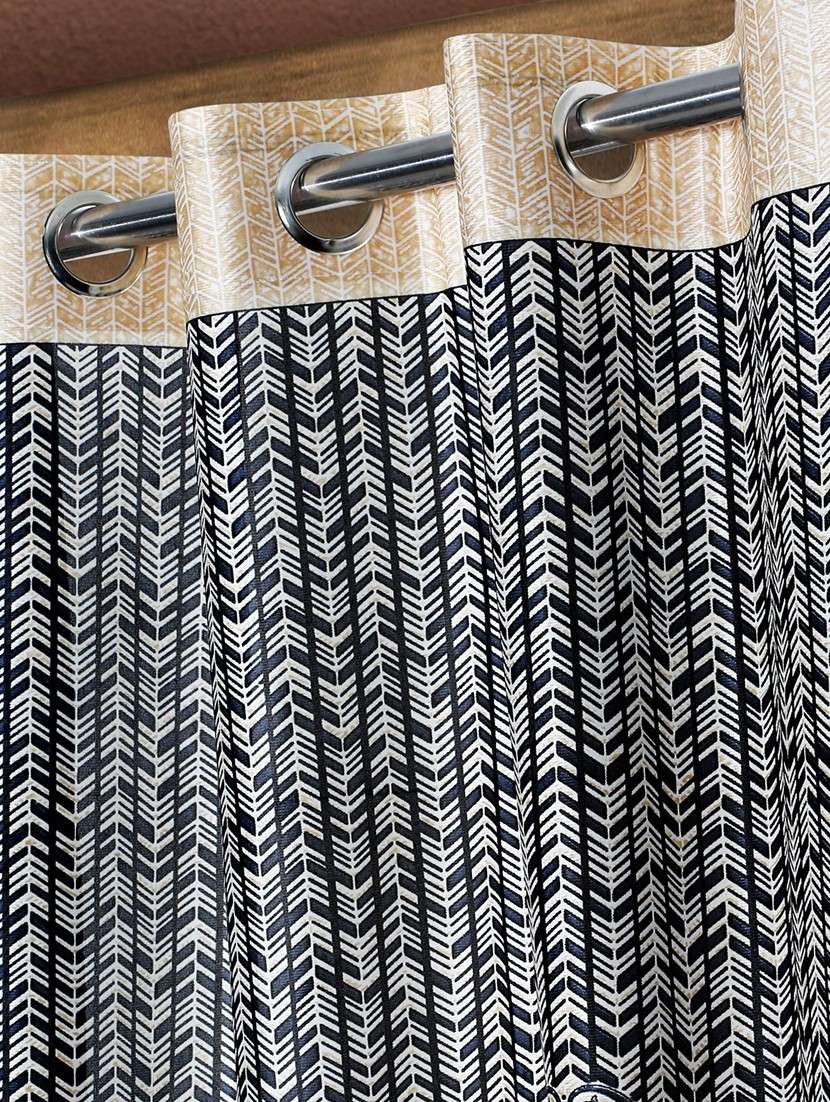 pack of 2 printed 7 feet door curtains - 22055028 -  Standard Image - 1