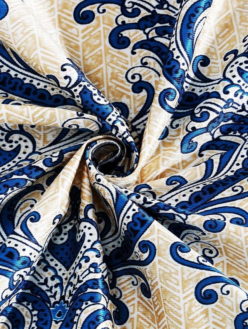 pack of 2 printed 7 feet door curtains - 22055029 -  Standard Image - 1