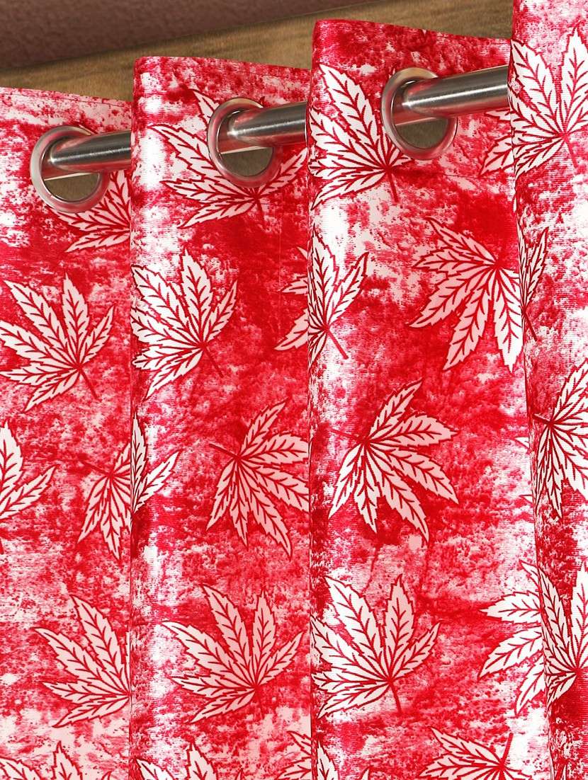 pack of 2 printed 7 feet door curtains - 22055030 -  Standard Image - 1