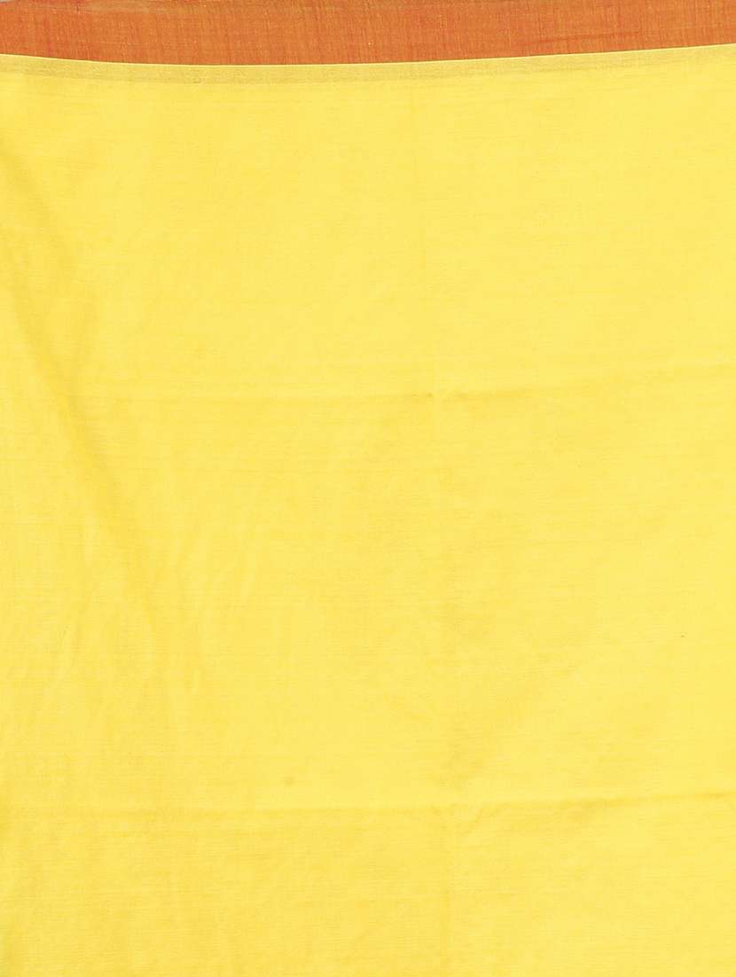 yellow cotton handloom saree - 22055451 - Standard Image - 4