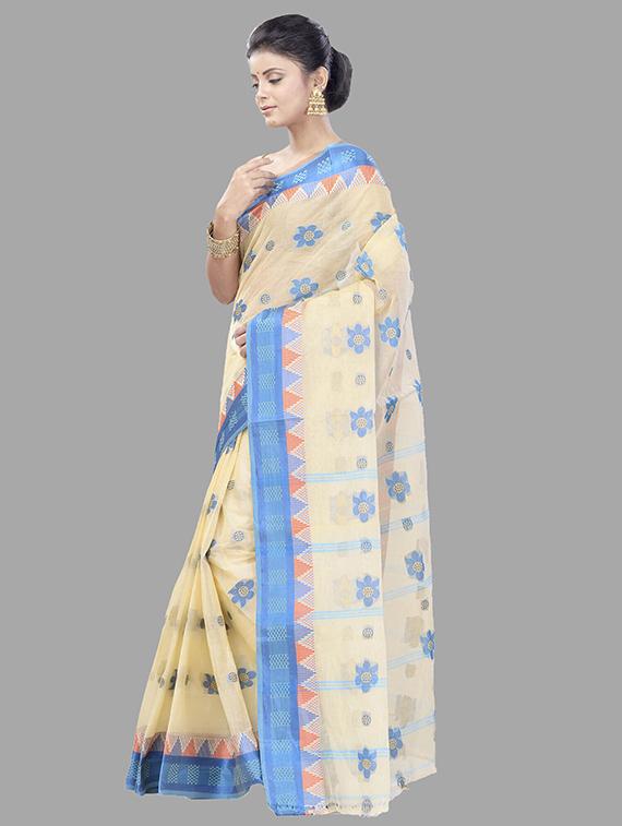 women self design handloom saree - 22055458 - Standard Image - 1
