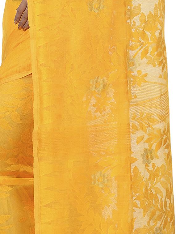 women self design jamdani saree - 22055474 - Standard Image - 4