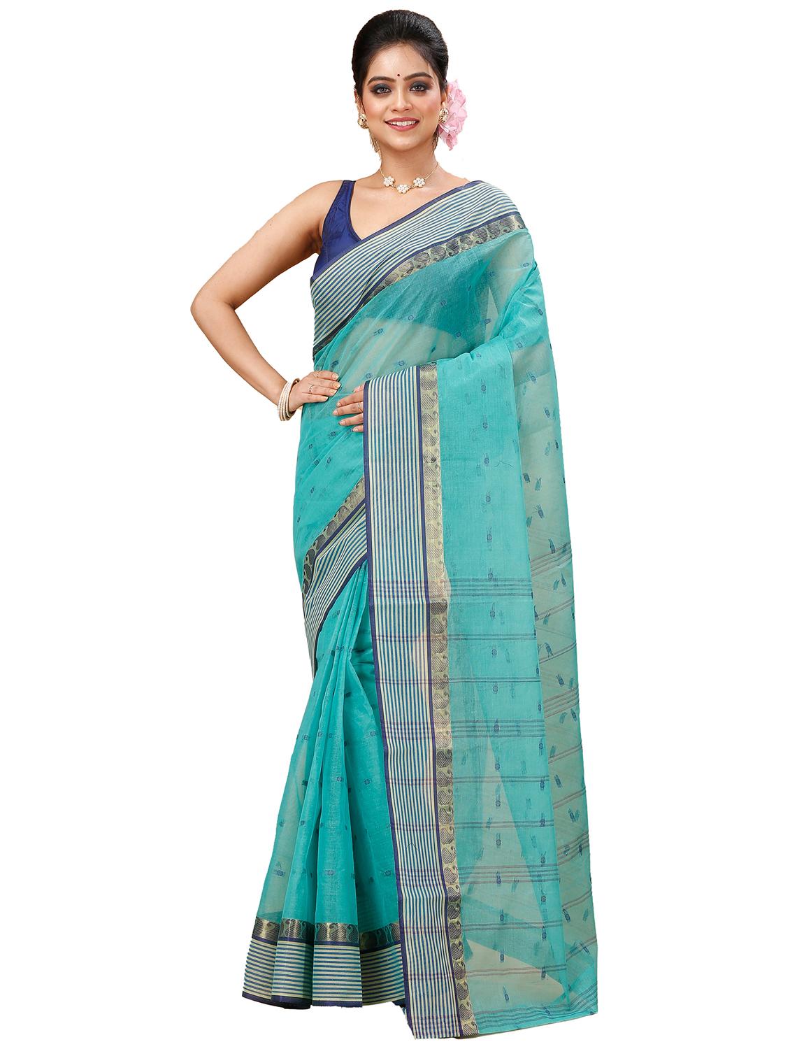women self design handloom saree - 22055515 - Standard Image - 1