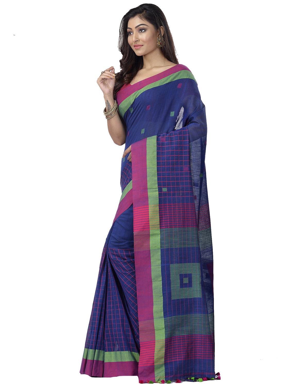 women self design handloom saree - 22055654 - Standard Image - 1