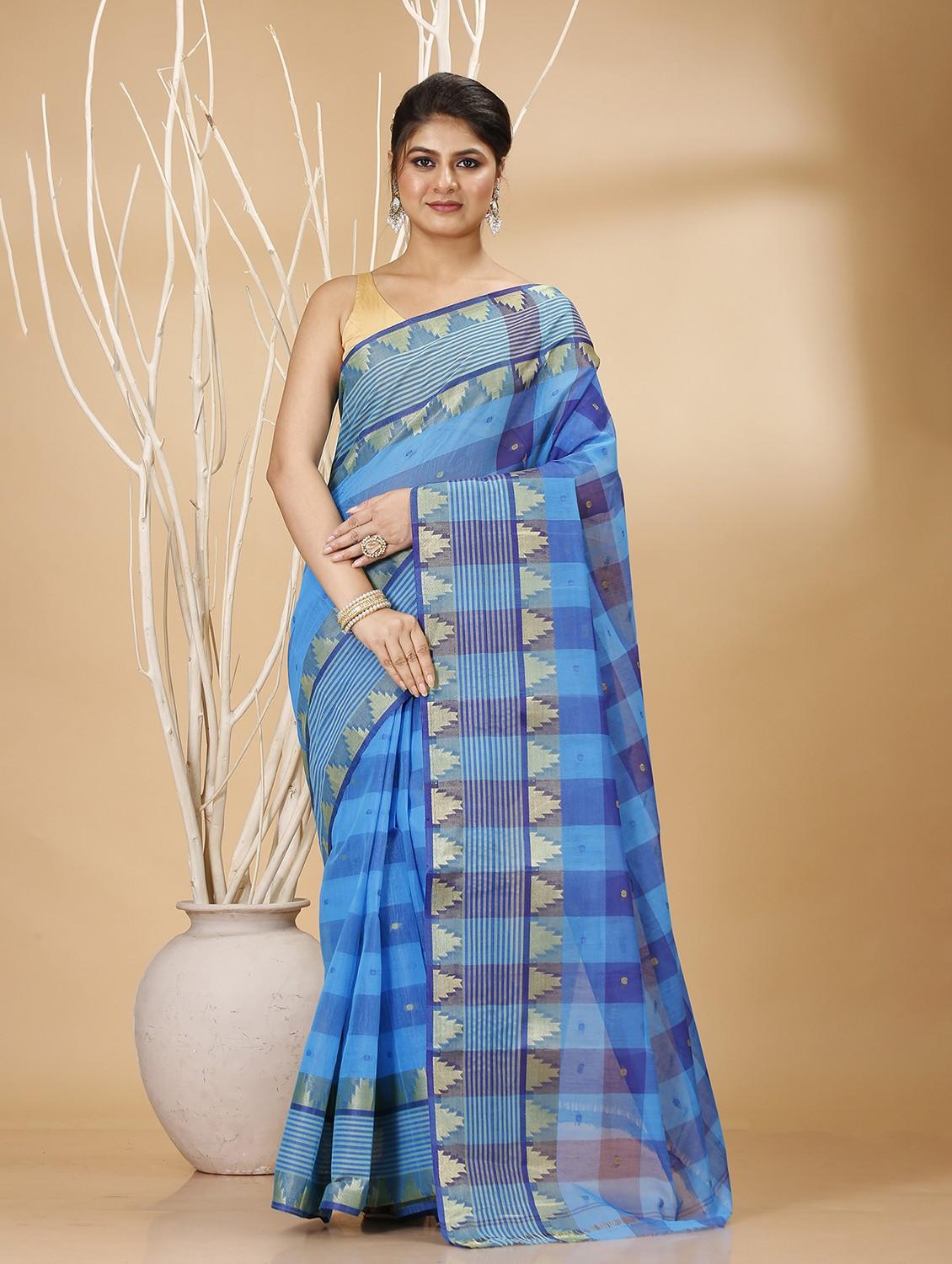women self design handloom saree - 22055720 - Standard Image - 1