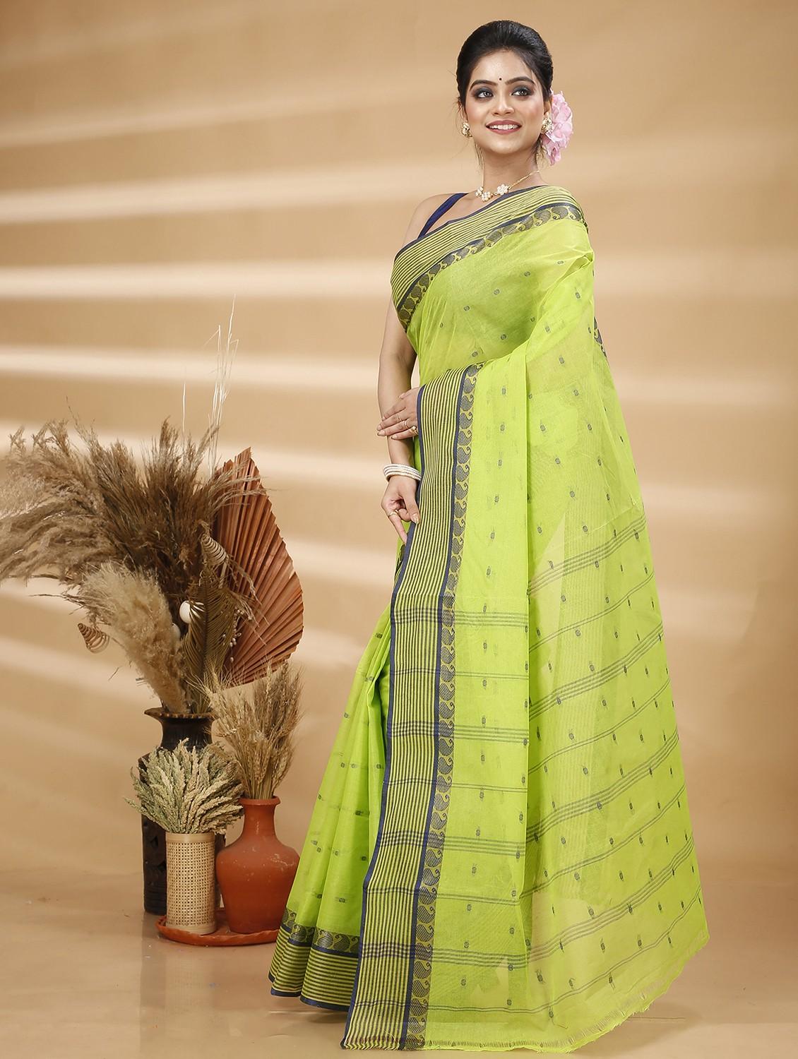 women self design handloom saree - 22055904 - Standard Image - 1