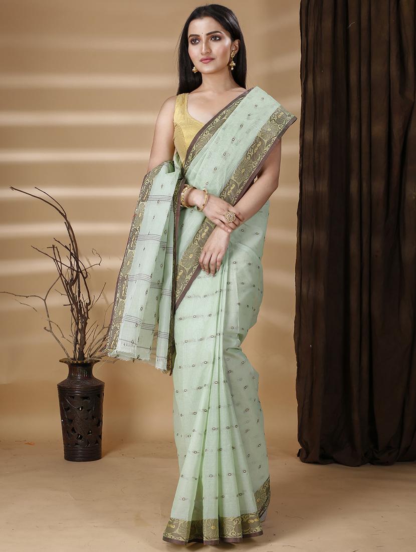 women self design handloom saree - 22055974 - Standard Image - 1