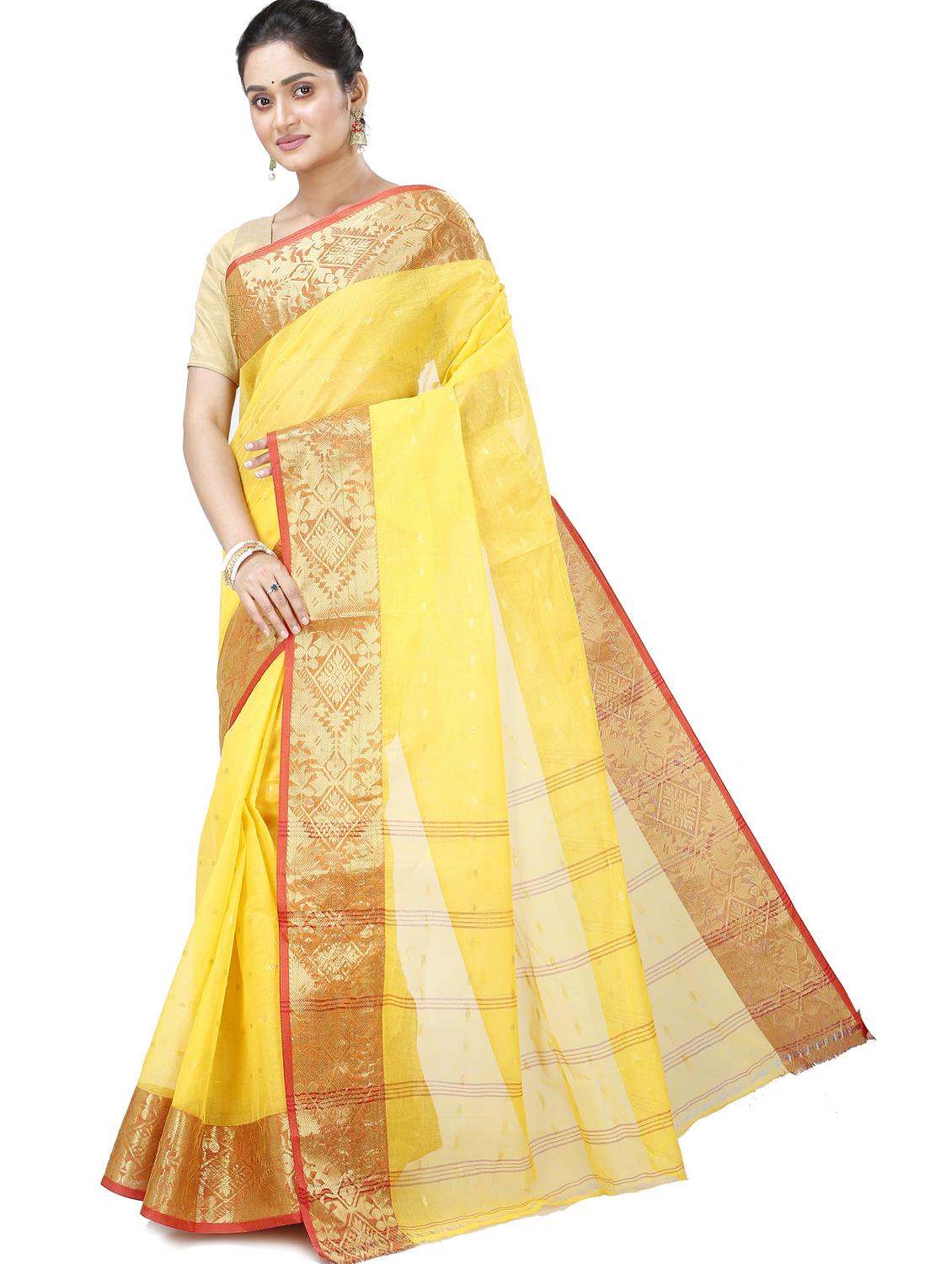 women self design handloom saree - 22056835 - Standard Image - 1