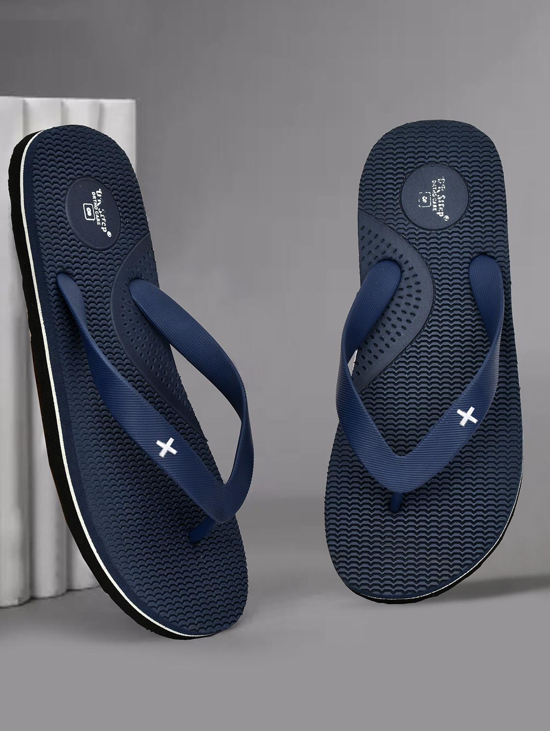 men blue solid flip flop - 22056926 - Zoom Image - 0