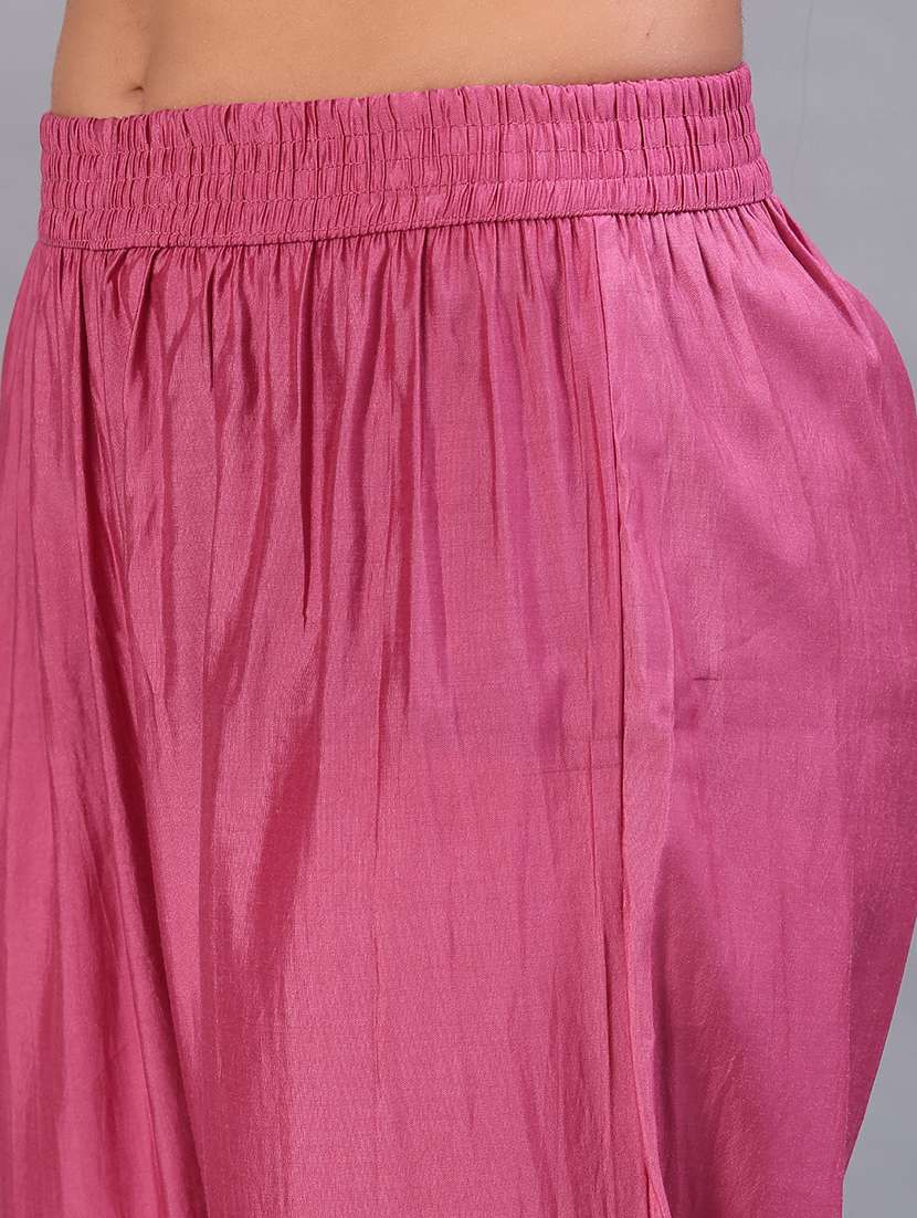 women three quarter sleeve kurta and pant set - 22057354 -  Standard Image - 4