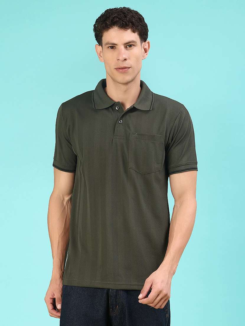 men self design short sleeve regular fit polo t-shirt - 22057472 -  Standard Image - 1