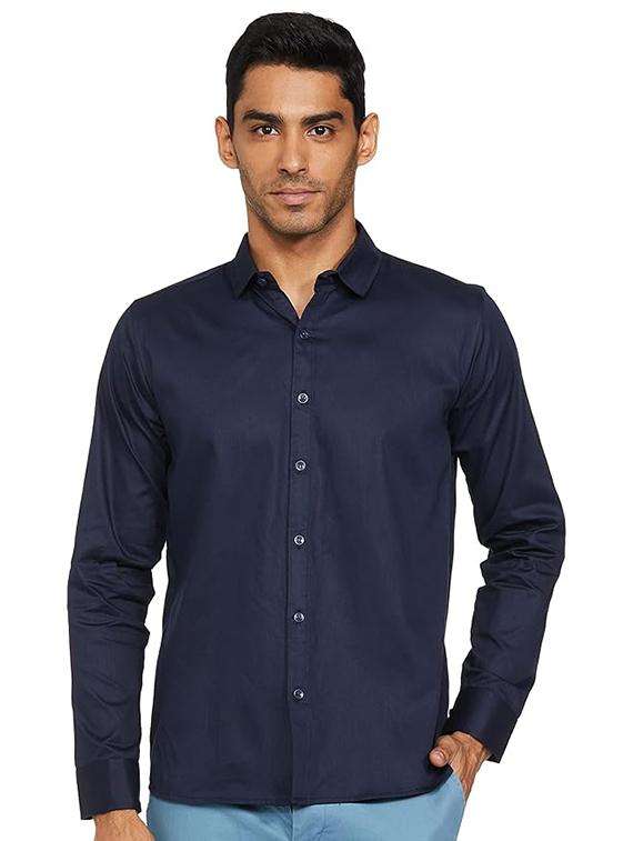 Men Pack Of 2 Solid Long Sleeve Casual Shirt - 22057826 -  Standard Image - 1