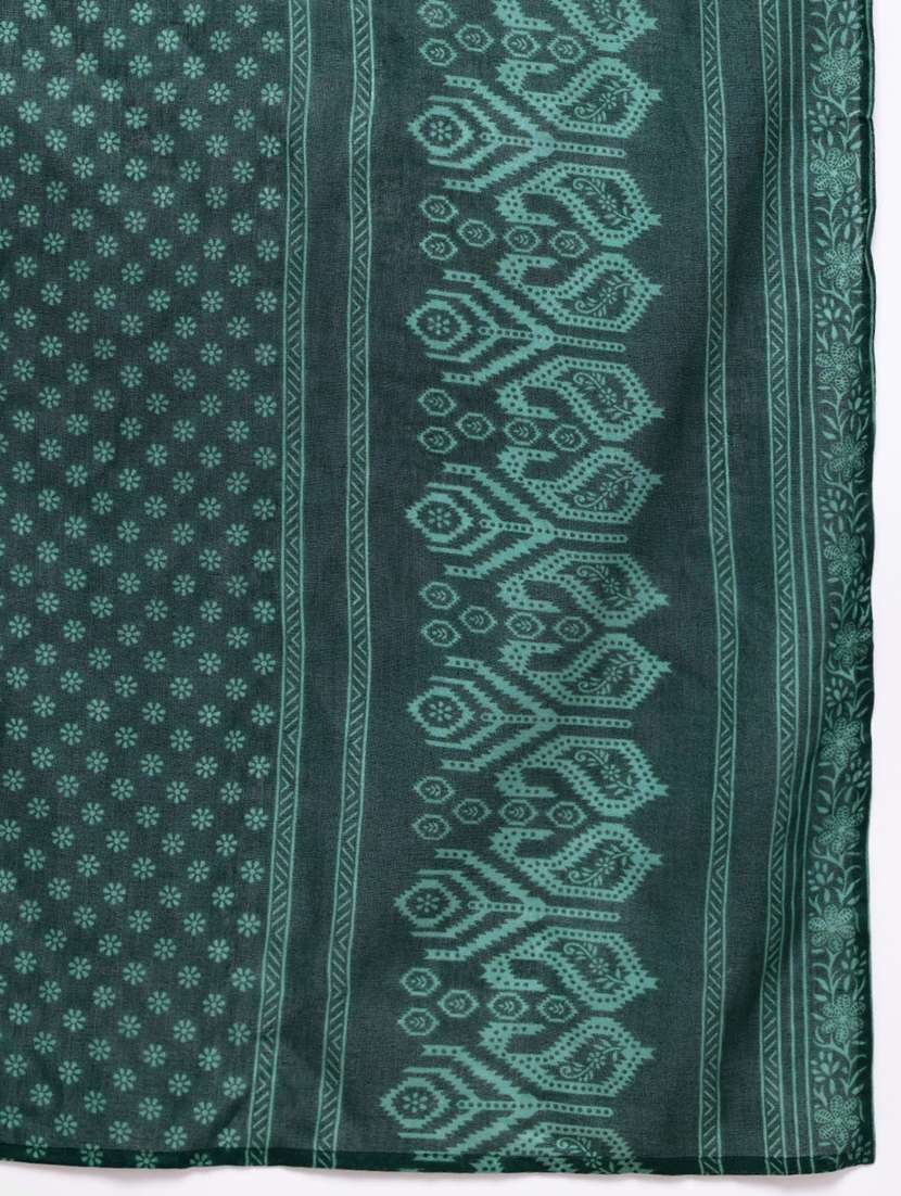 women printed three quarter sleeve kurta pant with dupatta set - 22057907 -  Standard Image - 6