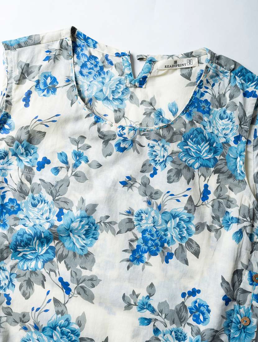 cream cotton kurta palazzo  set - 22058168 -  Standard Image - 4