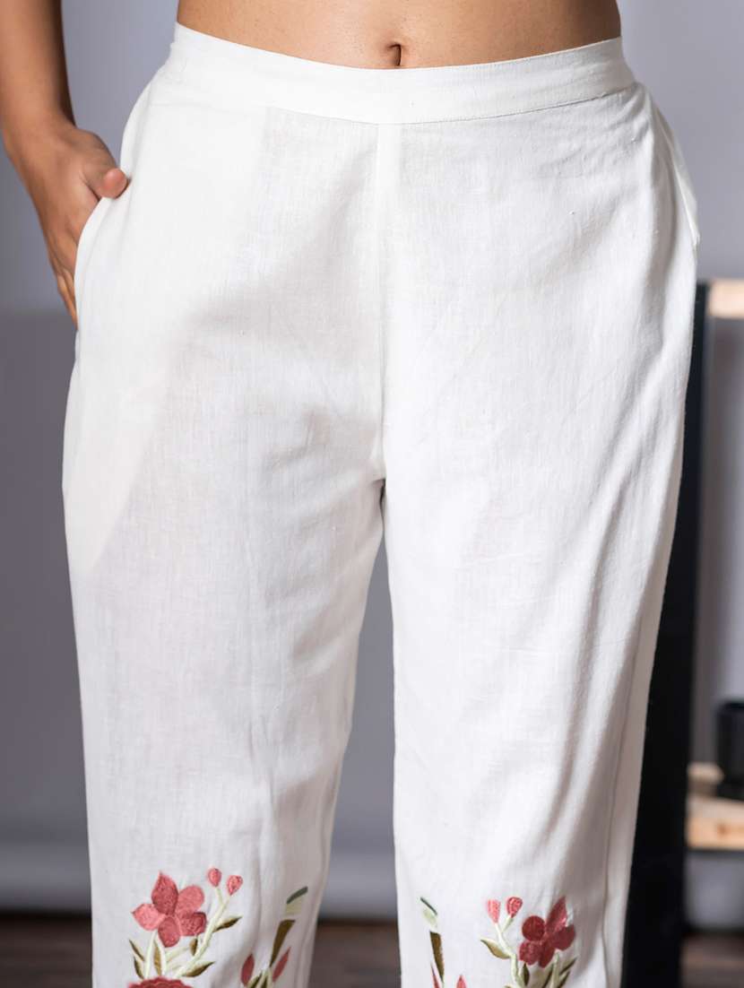 women three quarter sleeve kurta and pant with dupatta  - 22058257 -  Standard Image - 4