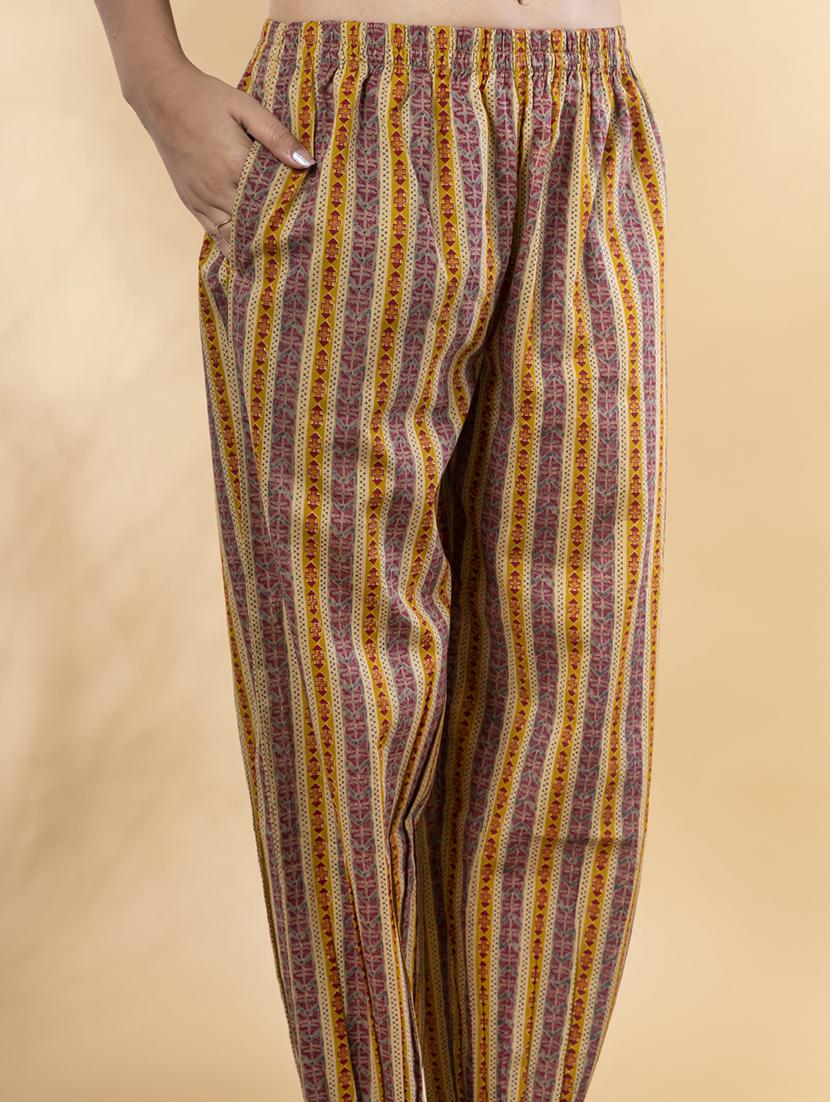 yellow cotton suit set - 22058531 - Standard Image - 4