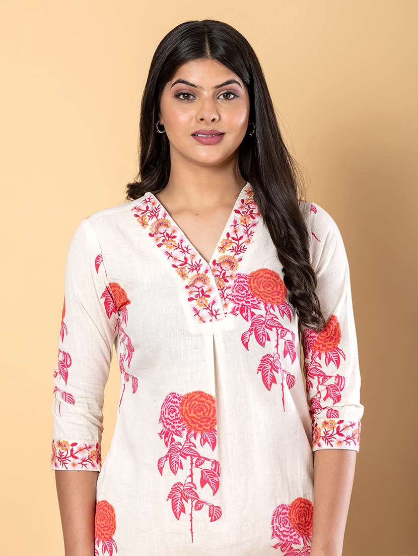 pink cotton blend suit  set - 22058547 -  Standard Image - 4