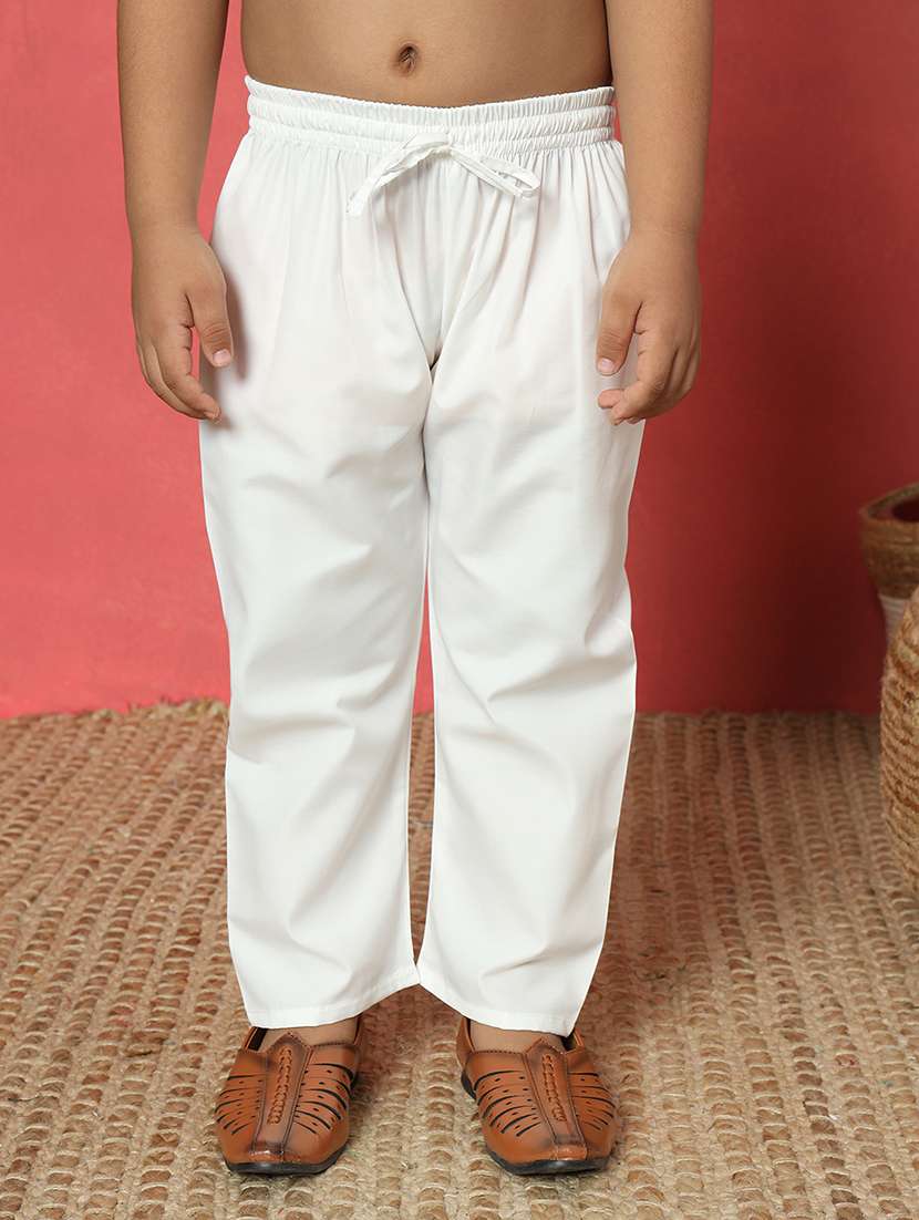 boys printed long sleeve kurta and pyjama set - 22058606 -  Standard Image - 4