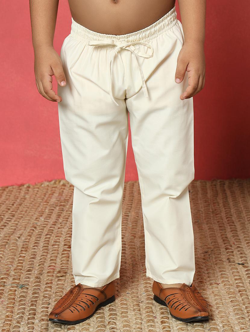 boys printed mandarin collar kurta pyjama set with nehru jacket - 22058608 - Standard Image - 4