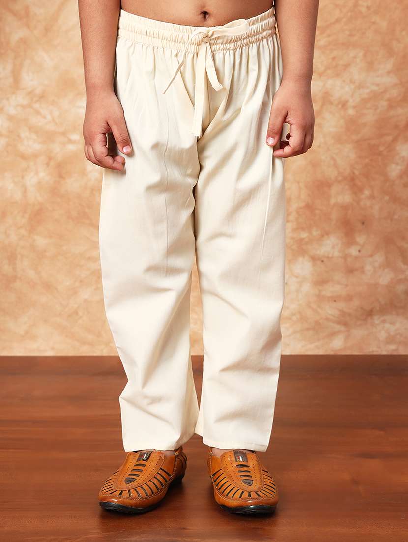 boys printed long sleeve kurta and pyjama set - 22058611 -  Standard Image - 4