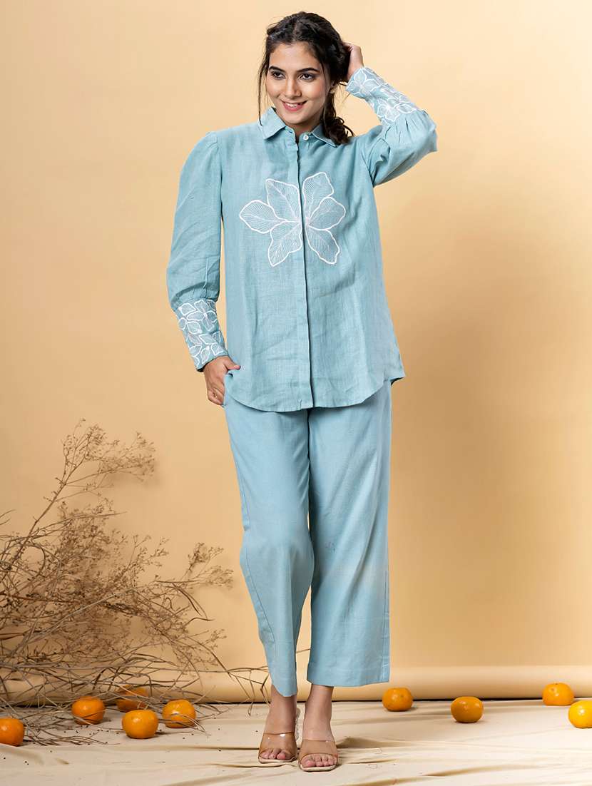 women long sleeve regular fit ethnic co-ord set - 22058641 -  Standard Image - 1