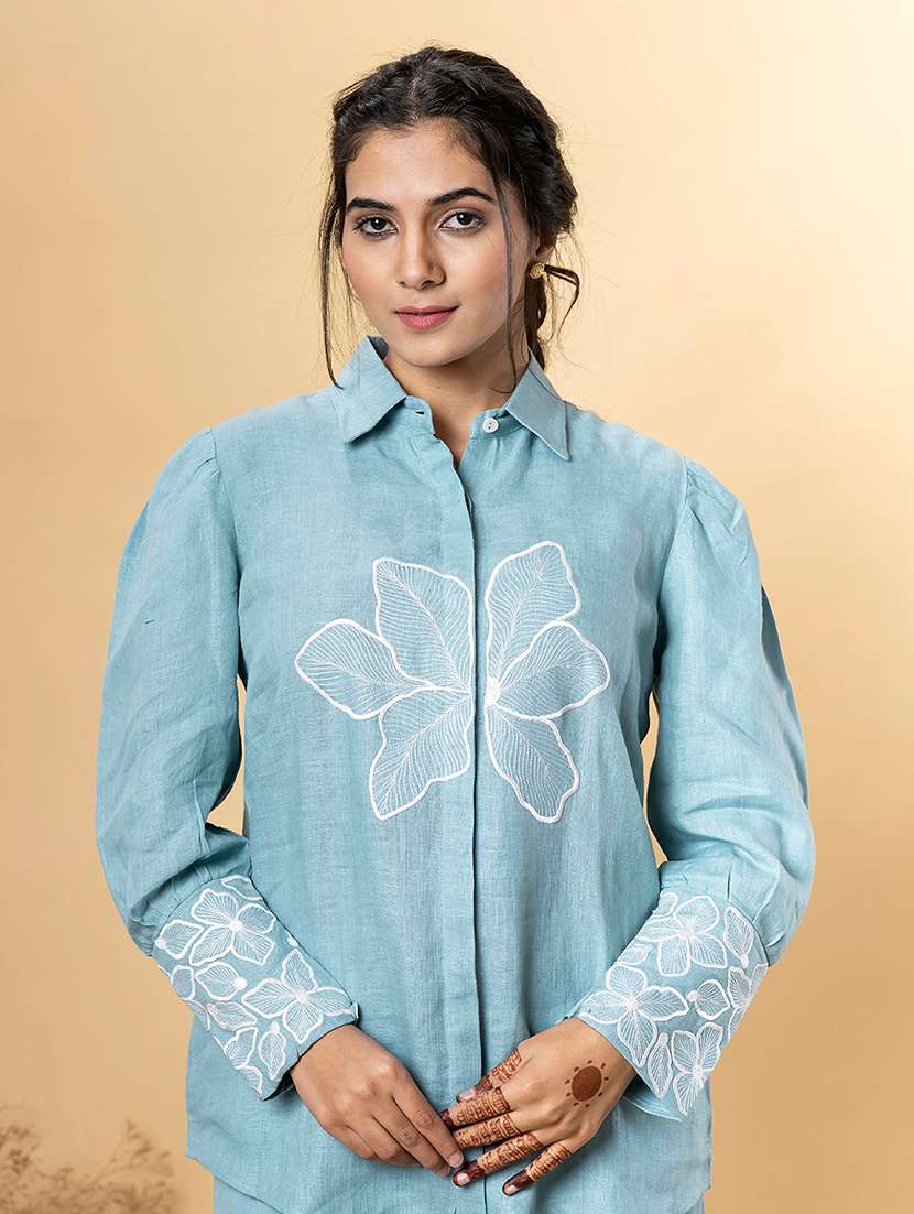 women long sleeve regular fit ethnic co-ord set - 22058641 -  Standard Image - 4