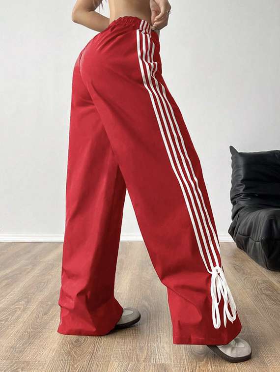 women tapered high rise wide leg trouser - 22058708 -  Standard Image - 4