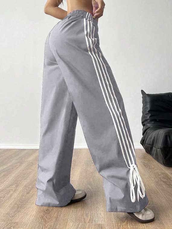 women tapered high rise wide leg trouser - 22058710 - Standard Image - 4