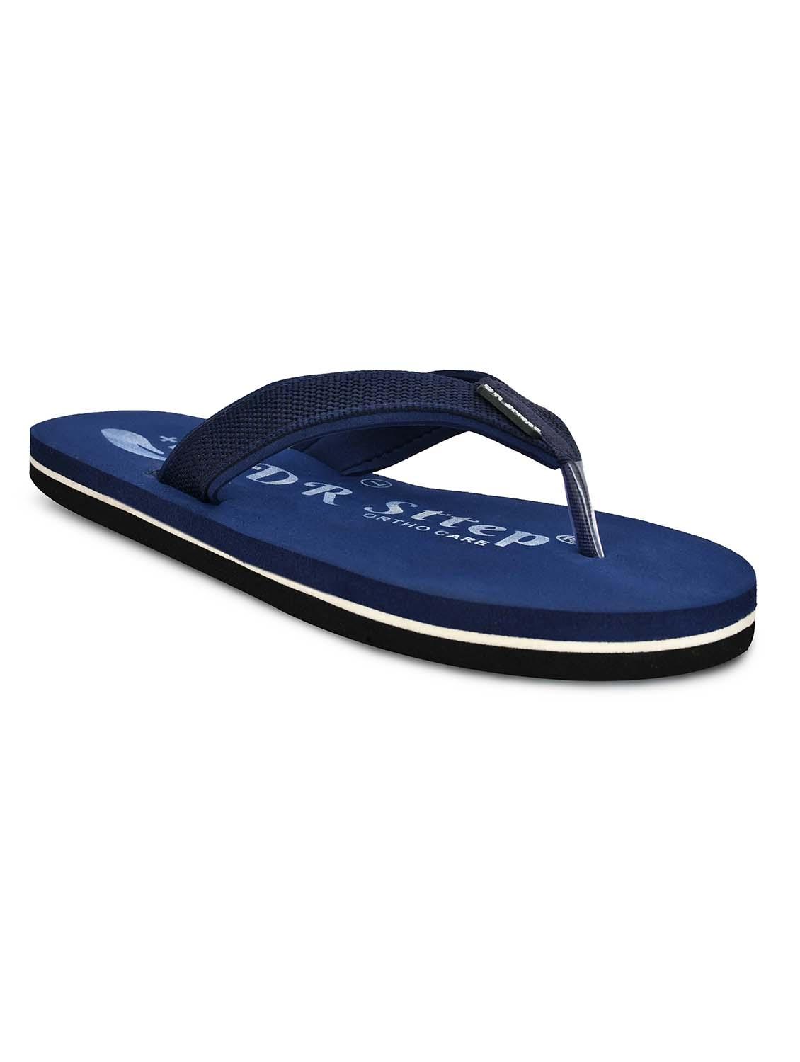 men blue toe separator flip flop - 22058720 - Standard Image - 1